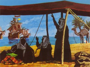 Vasco da Gama (fargelitografi)