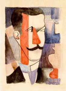 Studie for Paludes, 1917-1920 av Roger de La Fresnaye