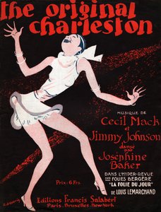 Josephine Baker i magasinet «La Folie du Jour». 1927 (illustrasjon) av Roger de Valerio
