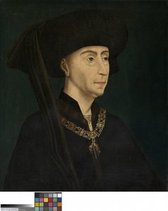 Portrett av Filip den gode (olje på panel)