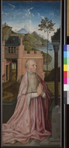 En hengiven i bønn, ca. 1435 (tempera og olje om bord) av Rogier van der (workshop of) Weyden
