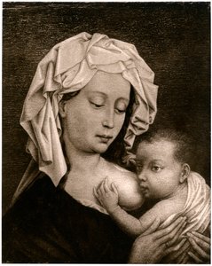 Madonna og barn, 1927 av Rogier van der Weyden