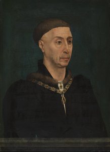 Portrett av Filip den gode 1396-1467 av Rogier van der, Weyden
