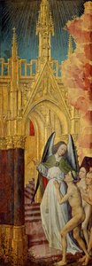 The Good being led to Heaven, detalj fra The Last Judgement, ca. 1451 (se 20546-50 og 21041) av Rogier van der Weyden