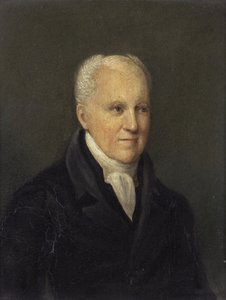 Pastor George Crabbe, mellom 1827-28 (olje på panel) av Rolinda Sharples