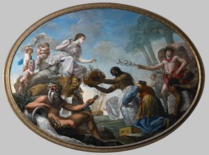 Østen tilbyr sine rikdommer til Britannia av Roma Spiridione