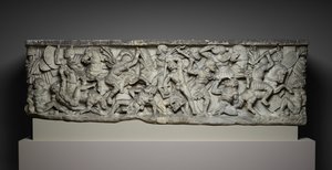Battle sarcophagus, ca. 190 (marmor) av Roman