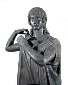 Bronsestatue av en danser av Roman