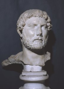Byste av keiser Hadrian (marmor) av Roman