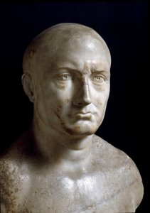 Byste av Scipio den afrikanske (marmorskulptur) av Roman