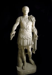 Caius Caesar Germanicus, romersk keiser (marmor) av Roman