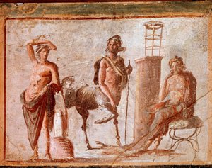 Kentaur med Apollo og Asclepius (fresco av Roman