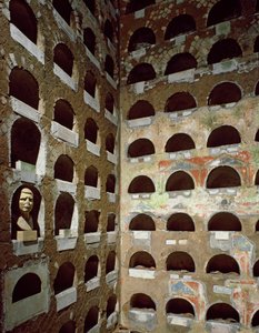 Columbarium of the Vigna Codini, begynnelsen av 1. århundre (fotografi) av Roman