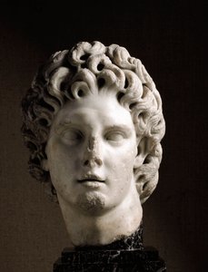 Leder av Alexander den store, 2. århundre f.Kr. (skulptur) av Roman