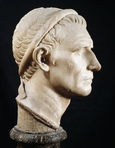 Leder av Antiochus III den store (marmorskulptur) av Roman