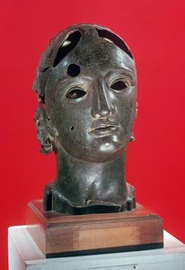 Hode for Apollo, fra Nimes, 1.-2. århundre (bronse)