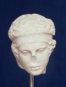 Leder for Diadumenos (marmor) (se også 293766) av Roman