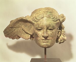 Head of Hypnos, eller Sleep, 1.-2. århundre e.Kr. kopi av en hellenistisk original, funnet i Civitella d