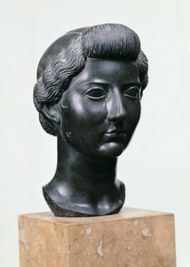 Leder av Livia (ca. 55 f.Kr.-29 e.Kr.) (basalt) av Roman