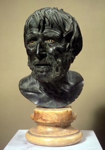 Leder av Seneca (ca. 4 f.Kr.-65 e.Kr.) (bronse)