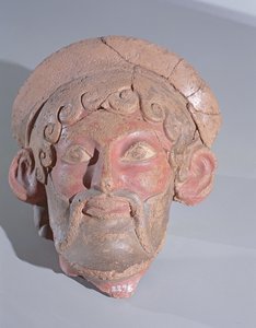 Hodet til Zeus (terrakotta) av Roman