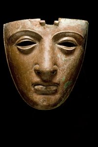 Hjelm ansiktsmaske (bronse)