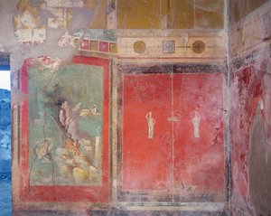 Herkules i Hesperidenes hage, fra prestens hus Amandus, ca. 15 f.Kr.-50 e.Kr. av Roman