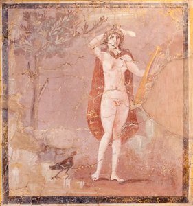 Hermafroditus, fragment (fresco) av Roman