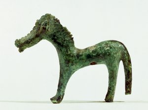 Hest, fra graven XIII til 