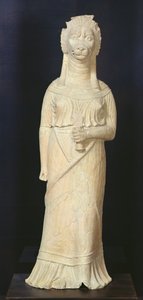 Løvehodet gudinne, fra helligdommen ved Bir Bou Regba av Roman