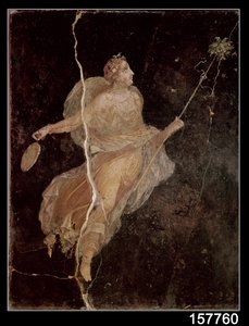 Maenad, fra House of the Ship, Pompeii, 1. århundre f.Kr.-79 e.Kr av Roman