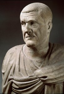 Marmorstatue av keiser Maximinus Thrax (173-238) - Roma, Musei Capitolini - Byste av keiser Maximinus Thrax - Marmorskulptur - Roma, Musei Capitolini av Roman