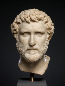 Marmorportrett av keiseren Antoninus Pius, ca. 138–161 e.Kr. (marmor) av Roman