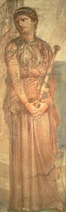 Medea vurderer drapet på sønnene hennes, fra Herculaneum (fresco) av Roman