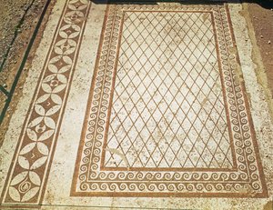 Mosaikkgulv fra House of the Messii (mosaikk) av Roman