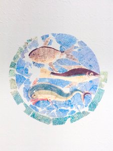 Polykrom maleri funnet i kirurgens domus i Rimini av Roman