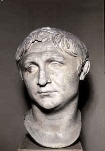 Portrett av Pompeius den store (marmorskulptur) av Roman
