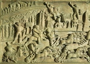Relieff som viser spill på Circus Maximus av Roman