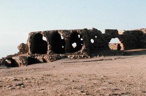 Ruinene av den romerske akvedukten av Roman