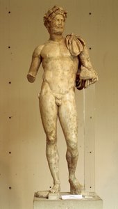Statue av keiser Hadrian (Adrien) - Arkeologisk museum i Vaison-la-Romaine, 2. århundre av Roman