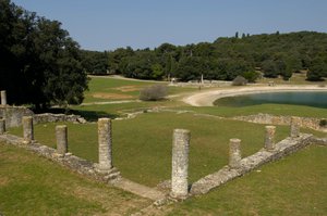 Den romerske villaen i Verige Bay, Brijuni, Kroatia av Roman