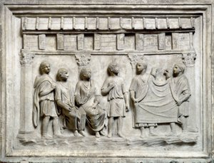 Tissue shop under Augustan-perioden av Roman