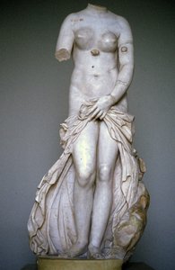 Venus Laudolina eller anadyomene. skulptur, Museum of Syracuse, Sicilia, Italia. av Roman
