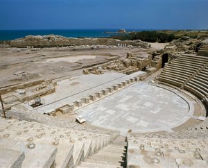 Utsikt over det romerske teateret av Roman