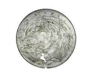 Wint Hill Bowl, gravert med en jaktscene, sannsynligvis fra Rheinland, romersk, 4. århundre (glass) av Roman