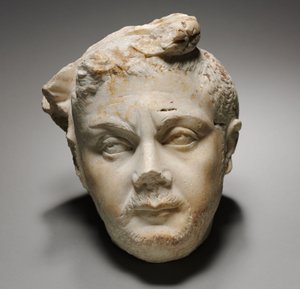 Head of Trajan av Roman Imperial Period