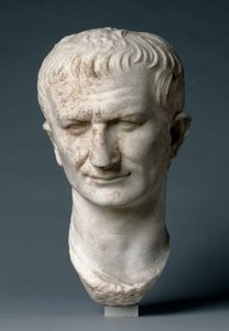 Portrett leder av en statsmann, muligens Vespasian av Roman Imperial Period