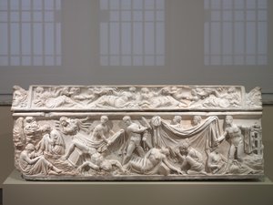 Sarkofag, ca. 100-125 (gresk marmor) av Roman Imperial Period