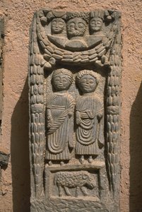 Stela, høykeisertid (27 f.Kr.–395 e.Kr.) av Roman Imperial Period