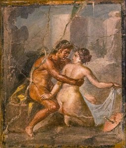 Satyr og nymfe, 1. H. 1. århundre. AD.